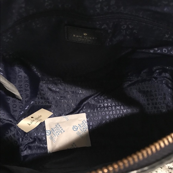 ✨SOLD!✨SALE!✨Kate Spade NWT! RARE Navy Leather Dome Bag - Picture 7 of 7